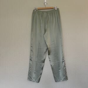 Classic Citron 100% Silk Santa Monica Elastic Waist Pants